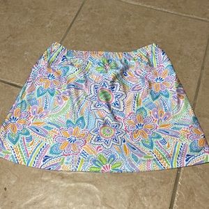 Like new B Skinz floral Print Golf Athletic Skort Size Small